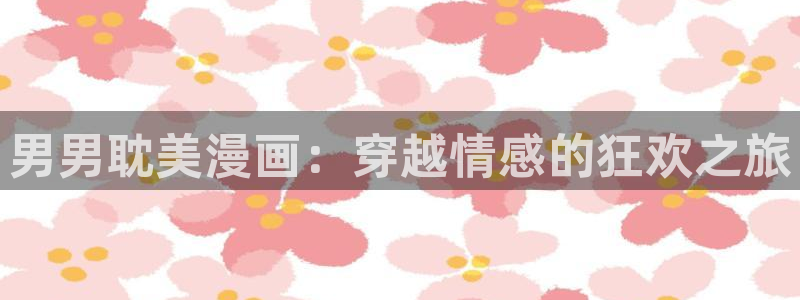 韩漫画污：男男耽美漫画：穿越情感的狂欢之旅